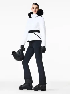 Goldbergh Hida Faux Border Ski Jacket White
