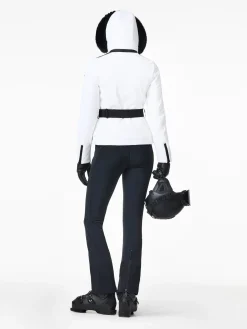 Goldbergh Hida Faux Border Ski Jacket White