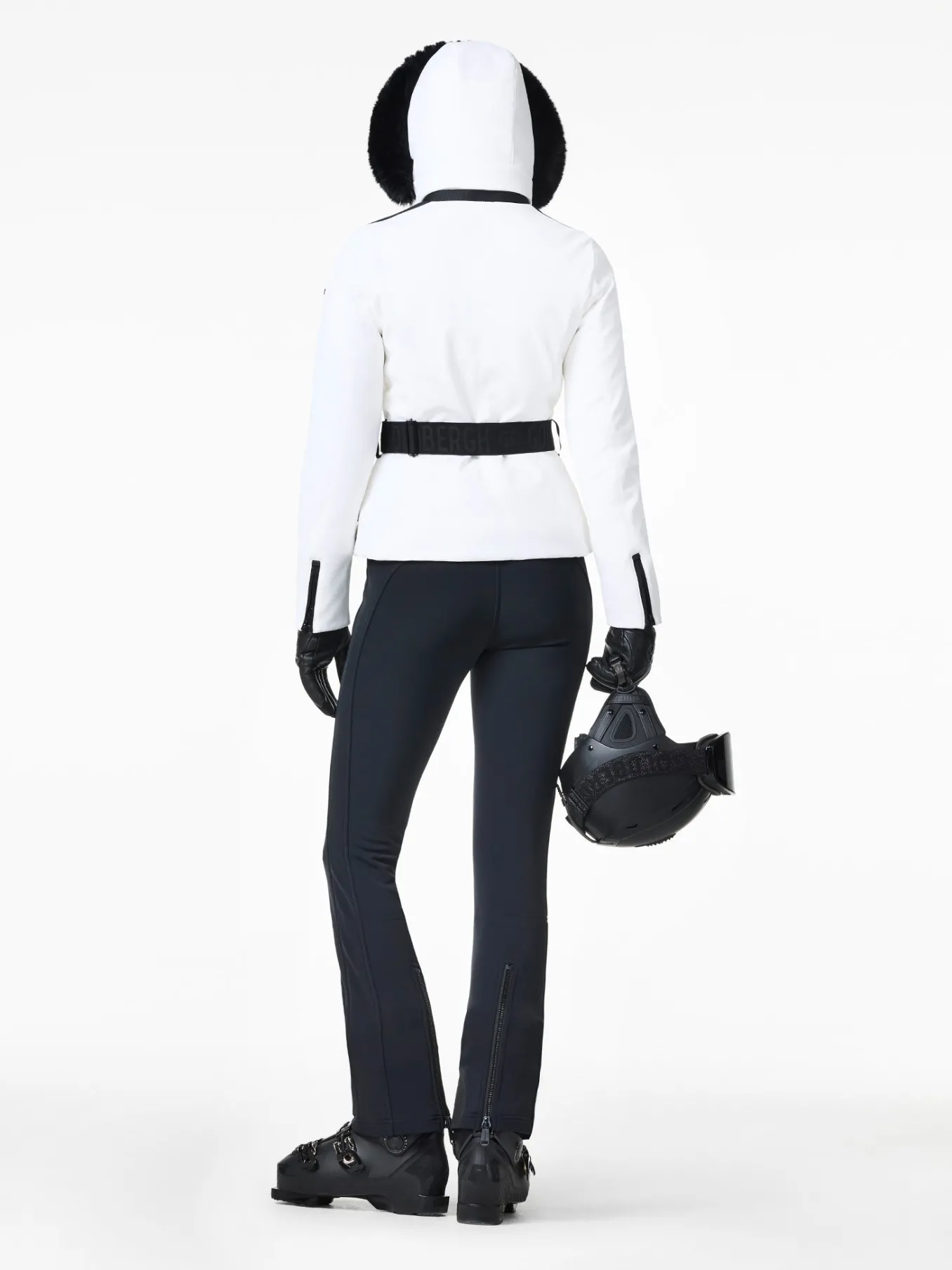 Goldbergh Hida Faux Border Ski Jacket White