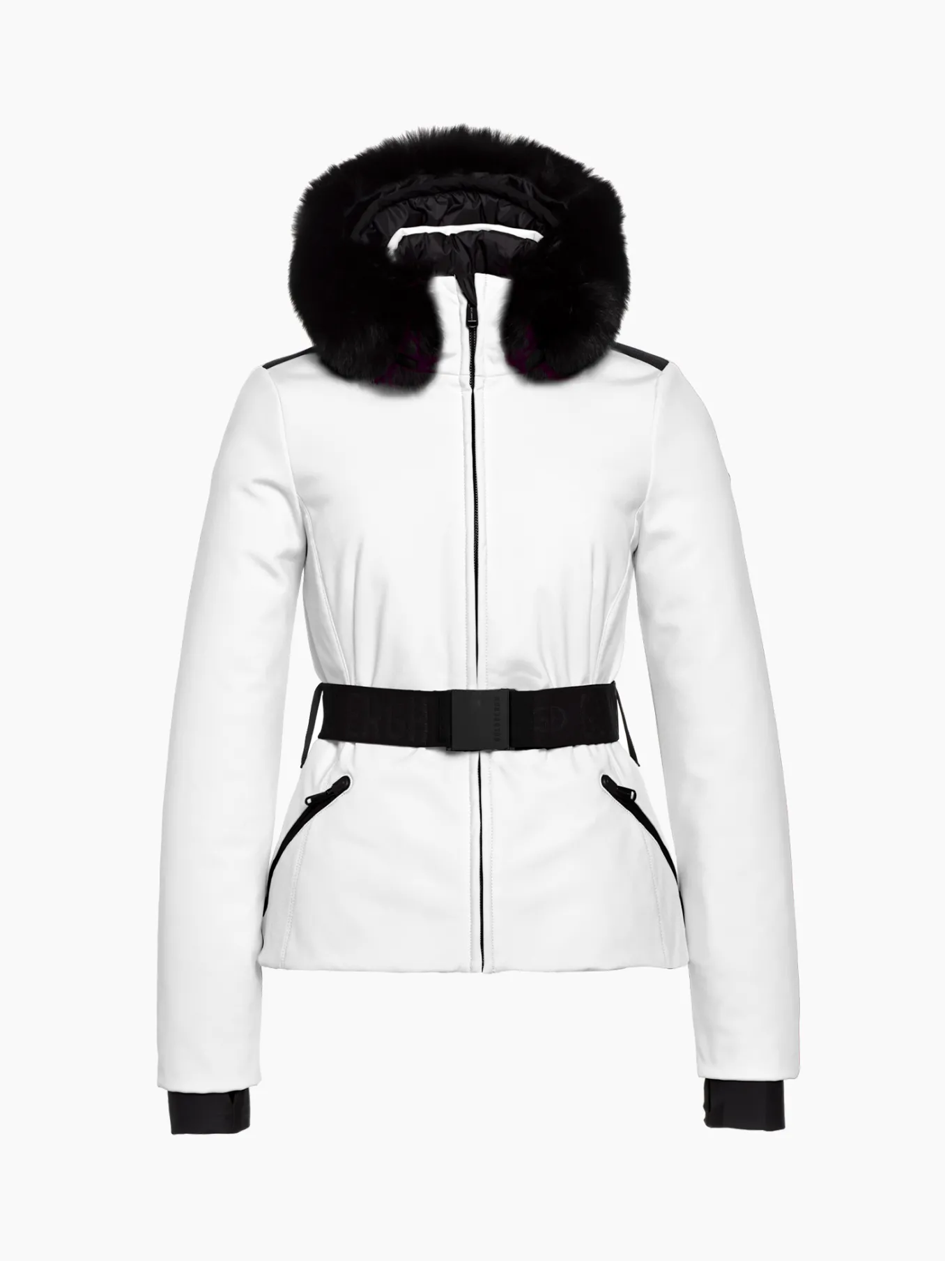 Goldbergh Hida Faux Border Ski Jacket White