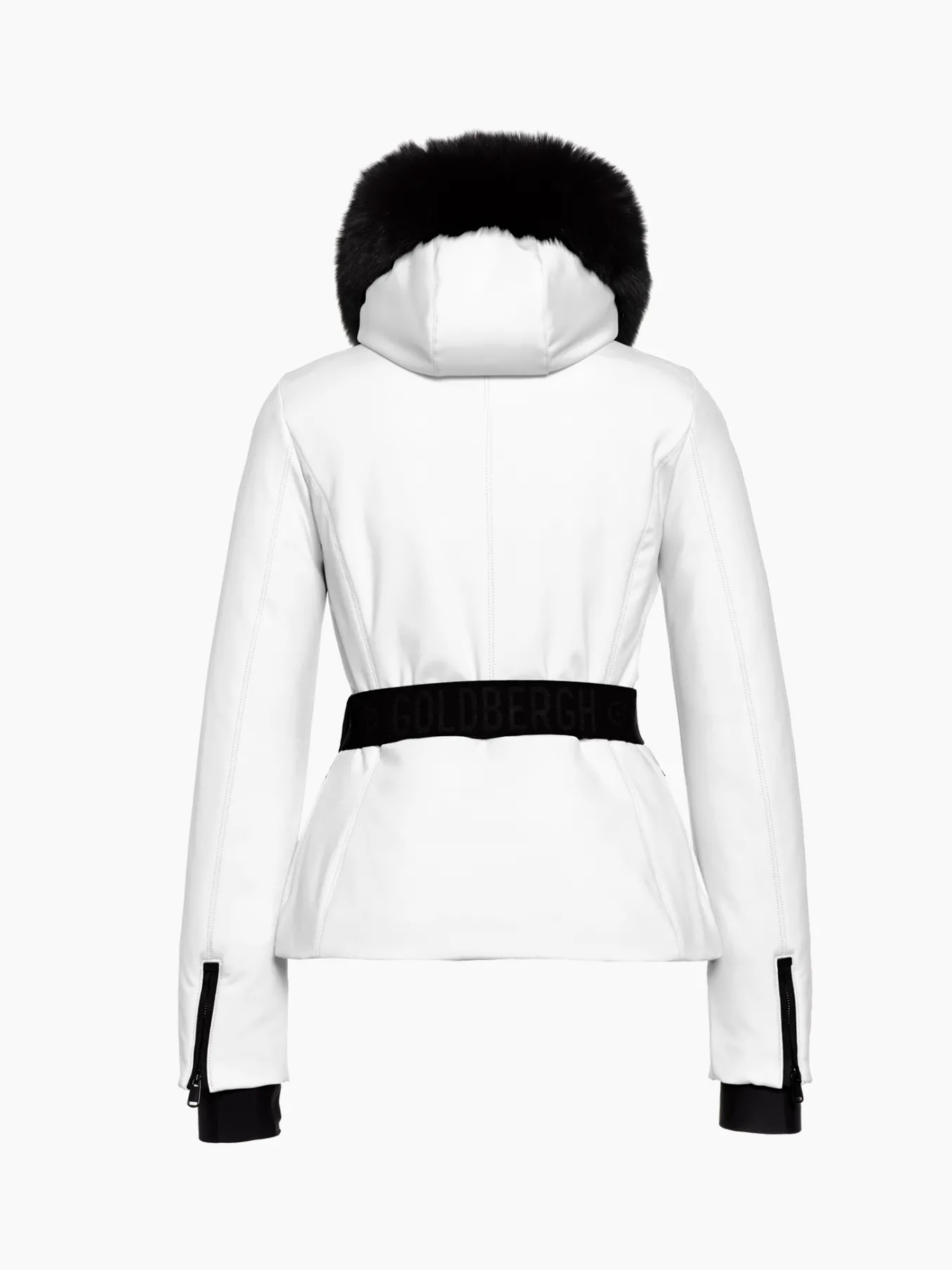 Goldbergh Hida Faux Border Ski Jacket White