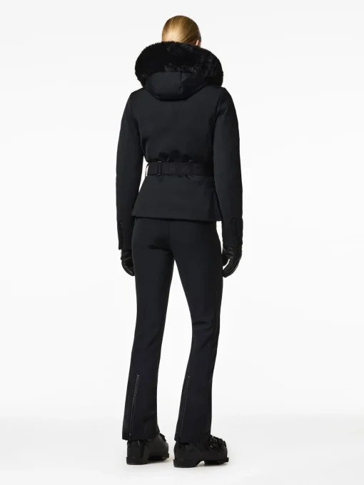 Goldbergh Hida Faux Border Ski Jacket Black Clearance