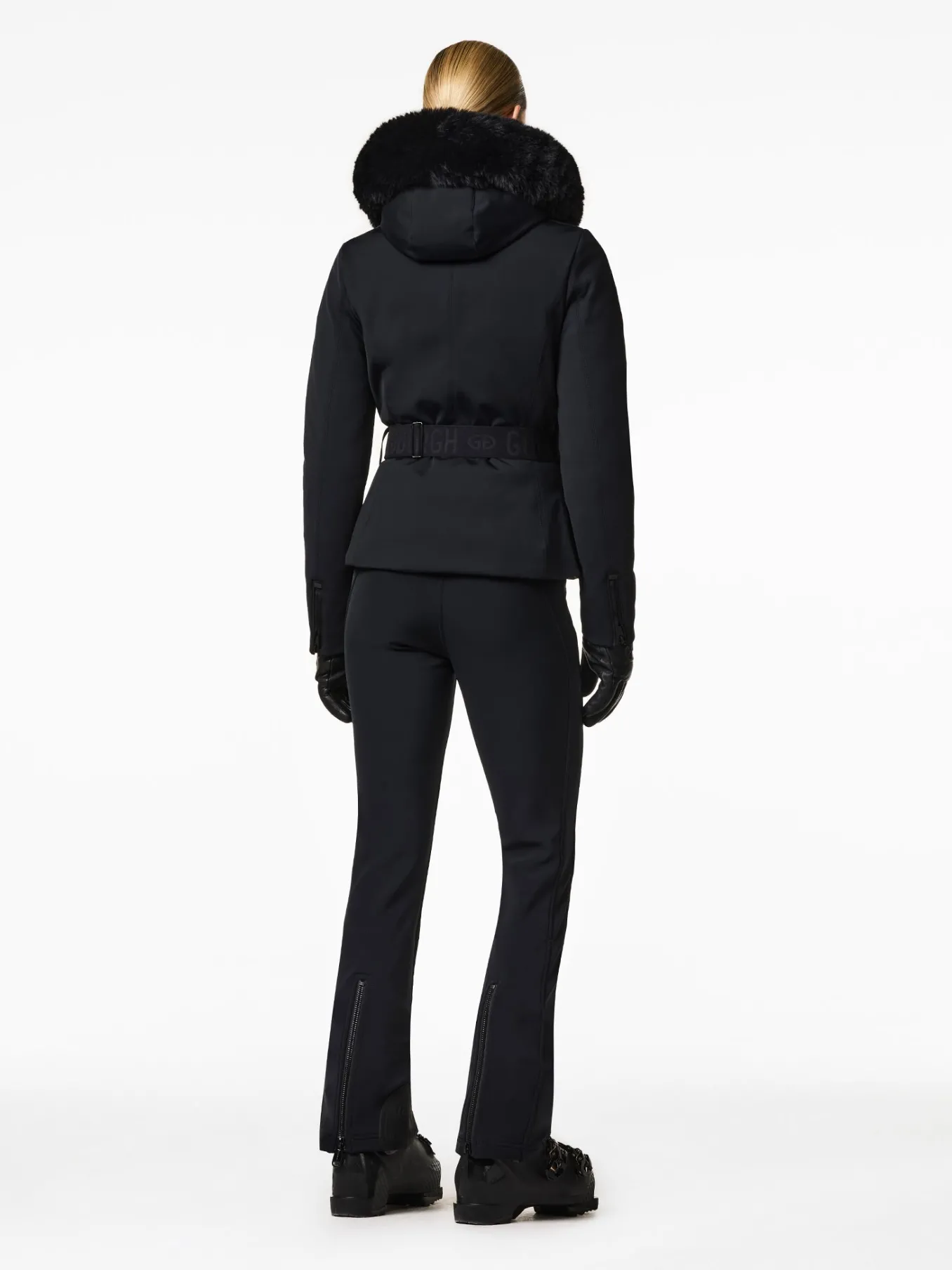 Goldbergh Hida Faux Border Ski Jacket Black Clearance