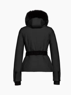 Goldbergh Hida Faux Border Ski Jacket Black Clearance