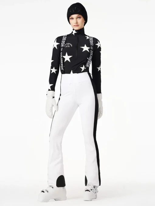 Goldbergh HIGH END Ski Pants white Sale
