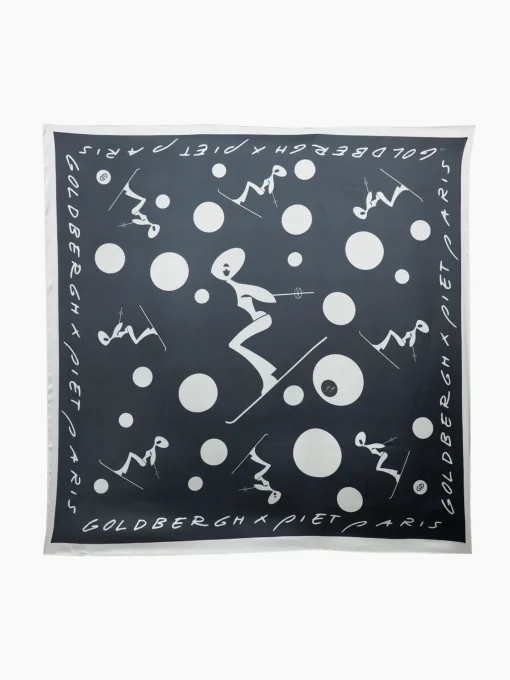Goldbergh LA COURSE Scarf black