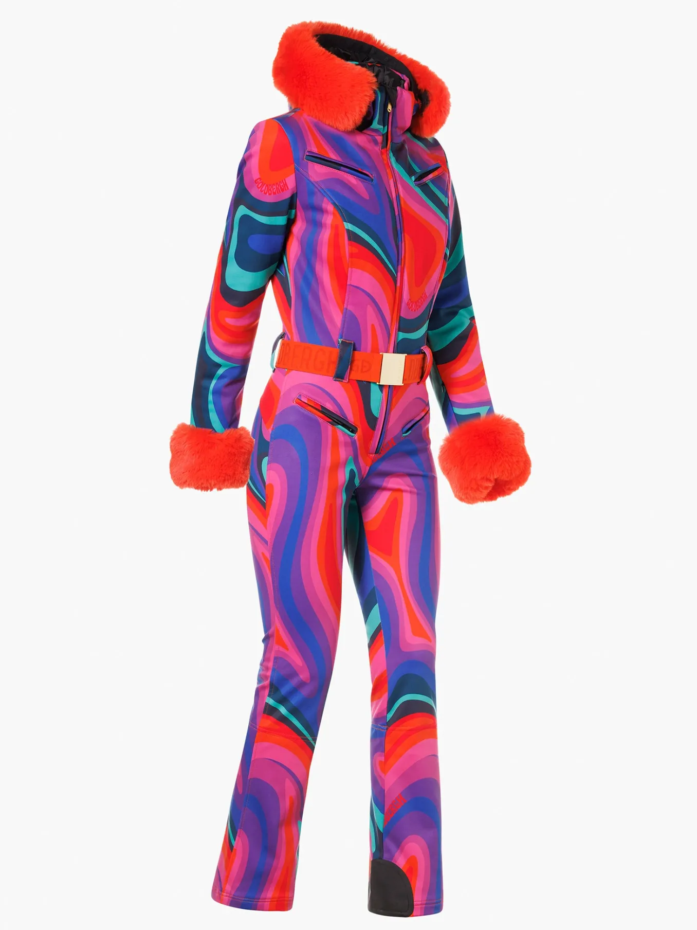 Goldbergh LA FÊTE FAUX BORDER Ski Suit absinthe rainbow Best