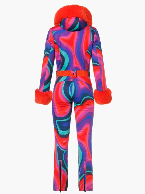Goldbergh LA FÊTE FAUX BORDER Ski Suit absinthe rainbow Best