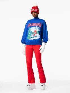 Goldbergh LA MONTAGNE Crew Neck Sweater dazzling blue Clearance