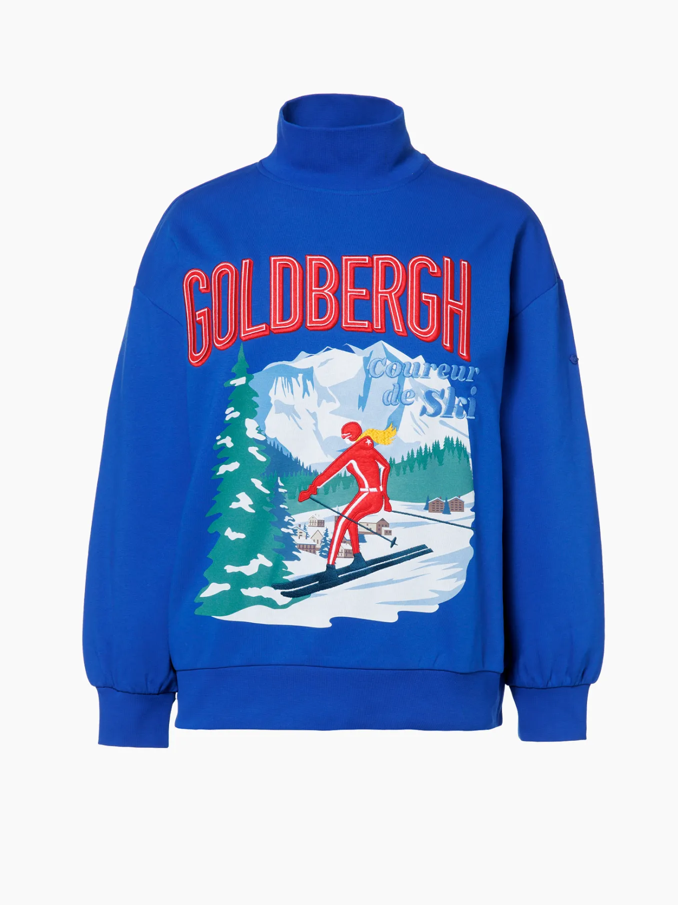Goldbergh LA MONTAGNE Crew Neck Sweater dazzling blue Clearance