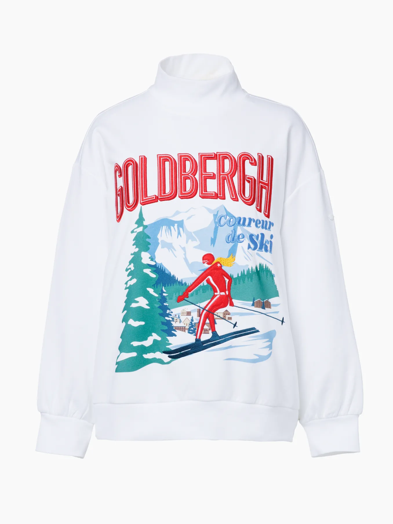 Goldbergh LA MONTAGNE Crew Neck Sweater white New