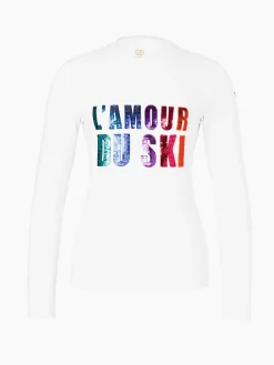 Goldbergh LE COEUR Long Sleeve Tee white New