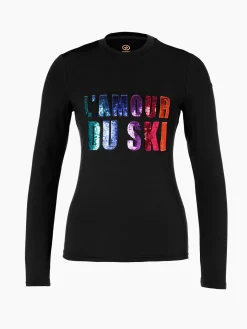 Goldbergh LE COEUR Long Sleeve Tee black Outlet