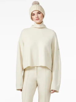 Goldbergh LOURDES Long Sleeve Knit Sweater champagne New