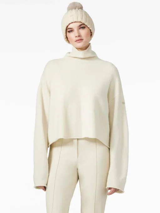 Goldbergh LOURDES Long Sleeve Knit Sweater champagne New