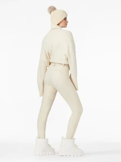 Goldbergh LOURDES Long Sleeve Knit Sweater champagne New
