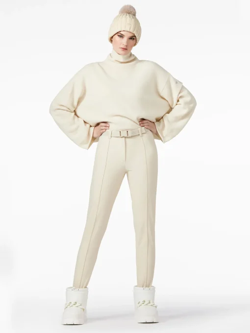 Goldbergh LOURDES Long Sleeve Knit Sweater champagne New