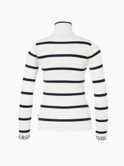 Goldbergh MIMI Long Sleeve Knit Sweater breton stripe cream/blue New