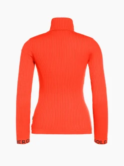Goldbergh MIRA Long Sleeve Knit Sweater orange New