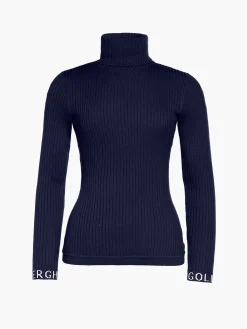 Goldbergh MIRA Long Sleeve Knit Sweater french blue New