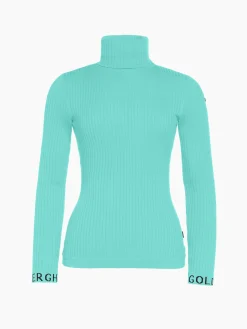 Goldbergh MIRA Long Sleeve Knit Sweater ice green