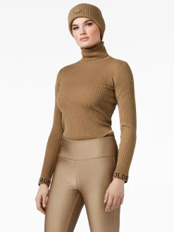 Goldbergh MIRA Long Sleeve Knit Sweater marmottes Sale