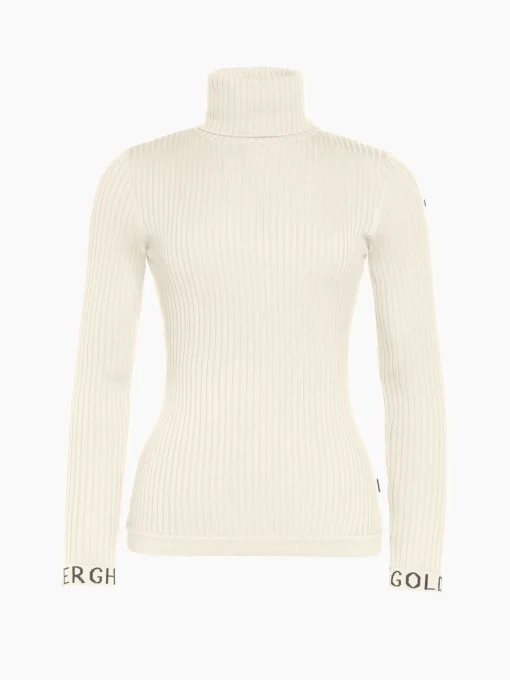 Goldbergh MIRA Long Sleeve Knit Sweater champagne Discount