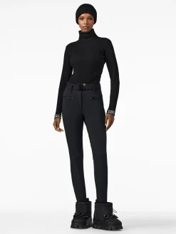 Goldbergh MIRA Long Sleeve Knit Sweater black Clearance