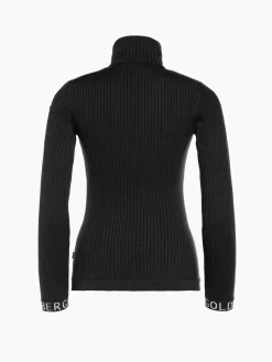 Goldbergh MIRA Long Sleeve Knit Sweater black Clearance