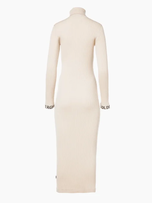Goldbergh MIREILLE Long Sleeve Knit Dress champagne Discount
