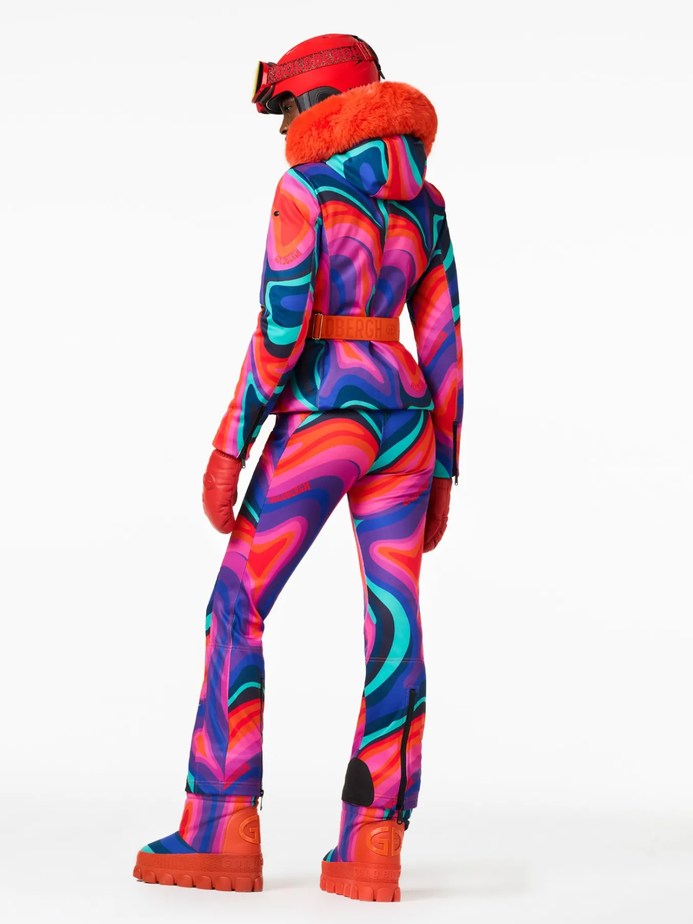 Goldbergh MUSE FAUX BORDER Ski Jacket absinthe rainbow Best