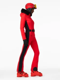 Goldbergh PARRY FAUX BORDER Ski Suit flame Hot
