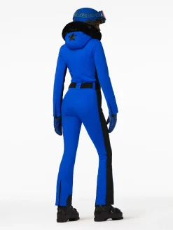Goldbergh PARRY FAUX BORDER Ski Suit dazzling blue Discount