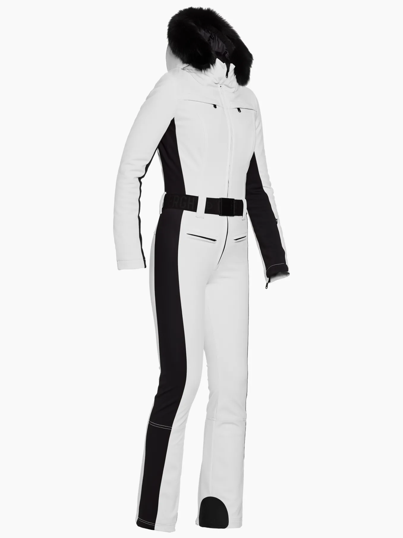 Goldbergh PARRY FAUX BORDER Ski Suit white Clearance