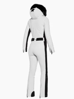 Goldbergh PARRY FAUX BORDER Ski Suit white Clearance
