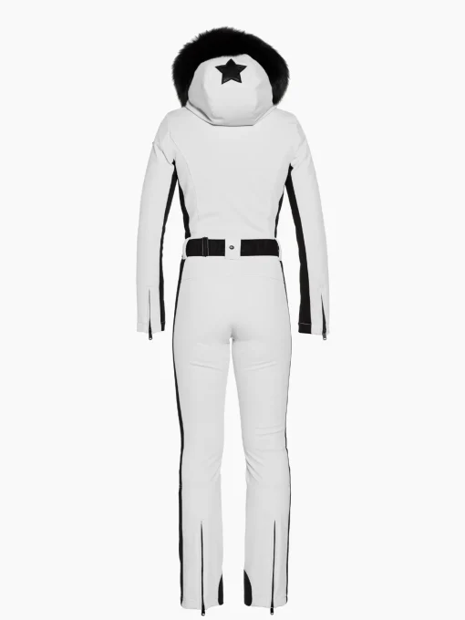 Goldbergh PARRY FAUX BORDER Ski Suit white Clearance
