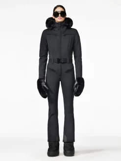 Goldbergh PARRY FAUX BORDER Ski Suit black