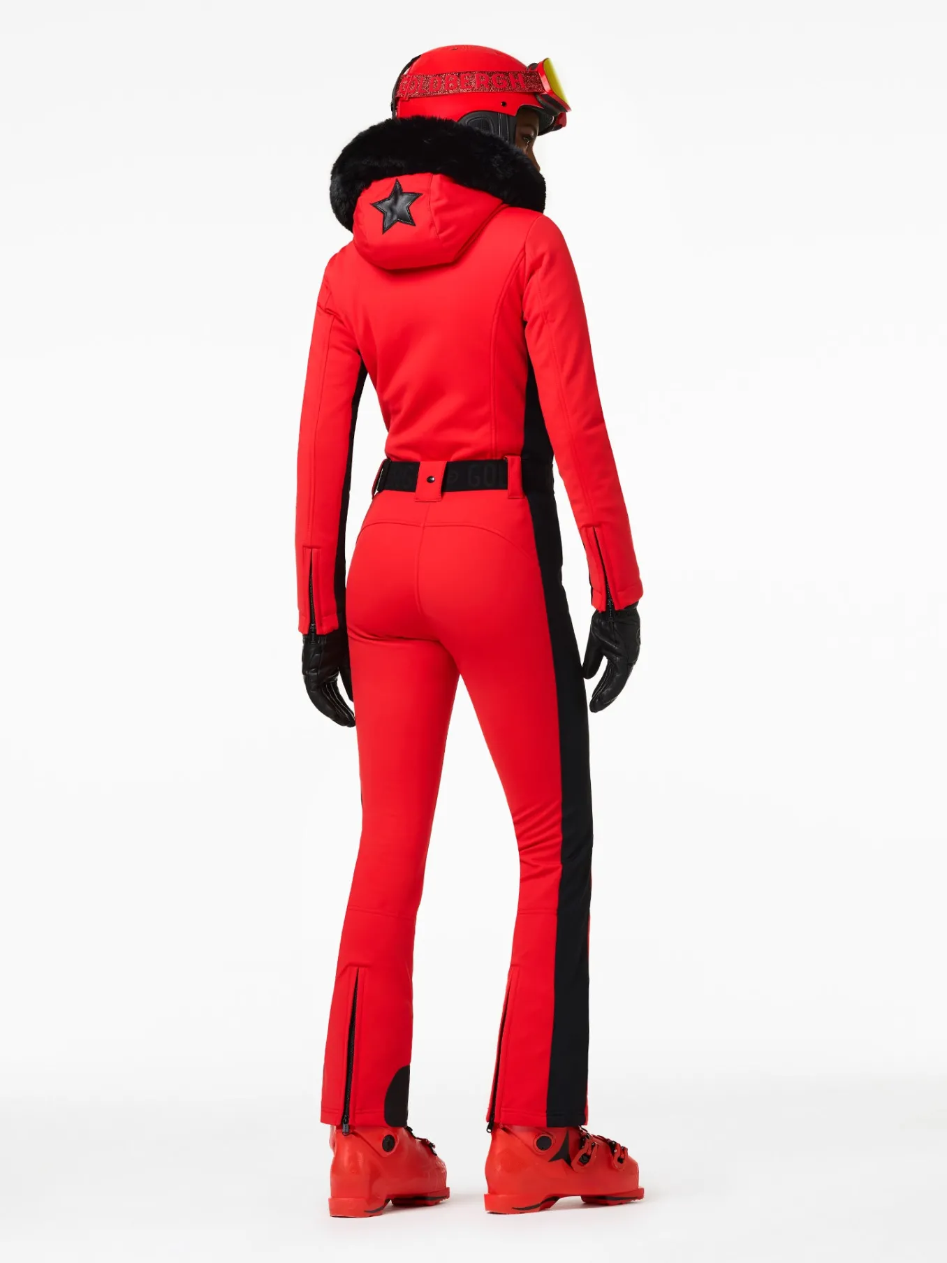 Goldbergh PARRY LONG FAUX BORDER Ski Suit flame
