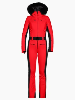 Goldbergh PARRY LONG FAUX BORDER Ski Suit flame