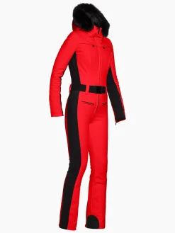 Goldbergh PARRY LONG FAUX BORDER Ski Suit flame