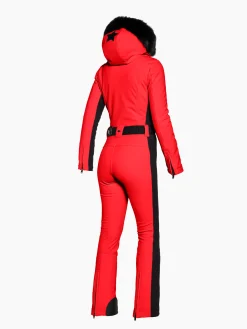 Goldbergh PARRY LONG FAUX BORDER Ski Suit flame