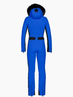 Goldbergh PARRY LONG FAUX BORDER Ski Suit dazzling blue Discount