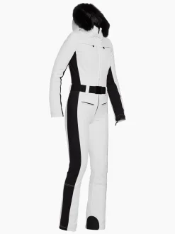 Goldbergh PARRY LONG FAUX BORDER Ski Suit white