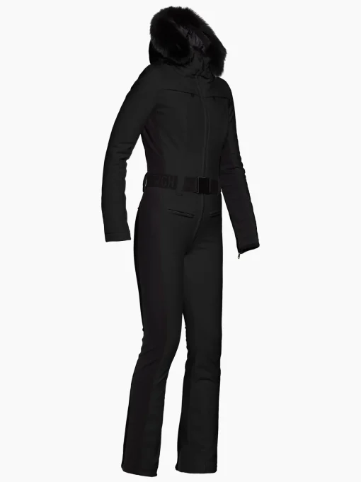 Goldbergh PARRY LONG FAUX BORDER Ski Suit black Best