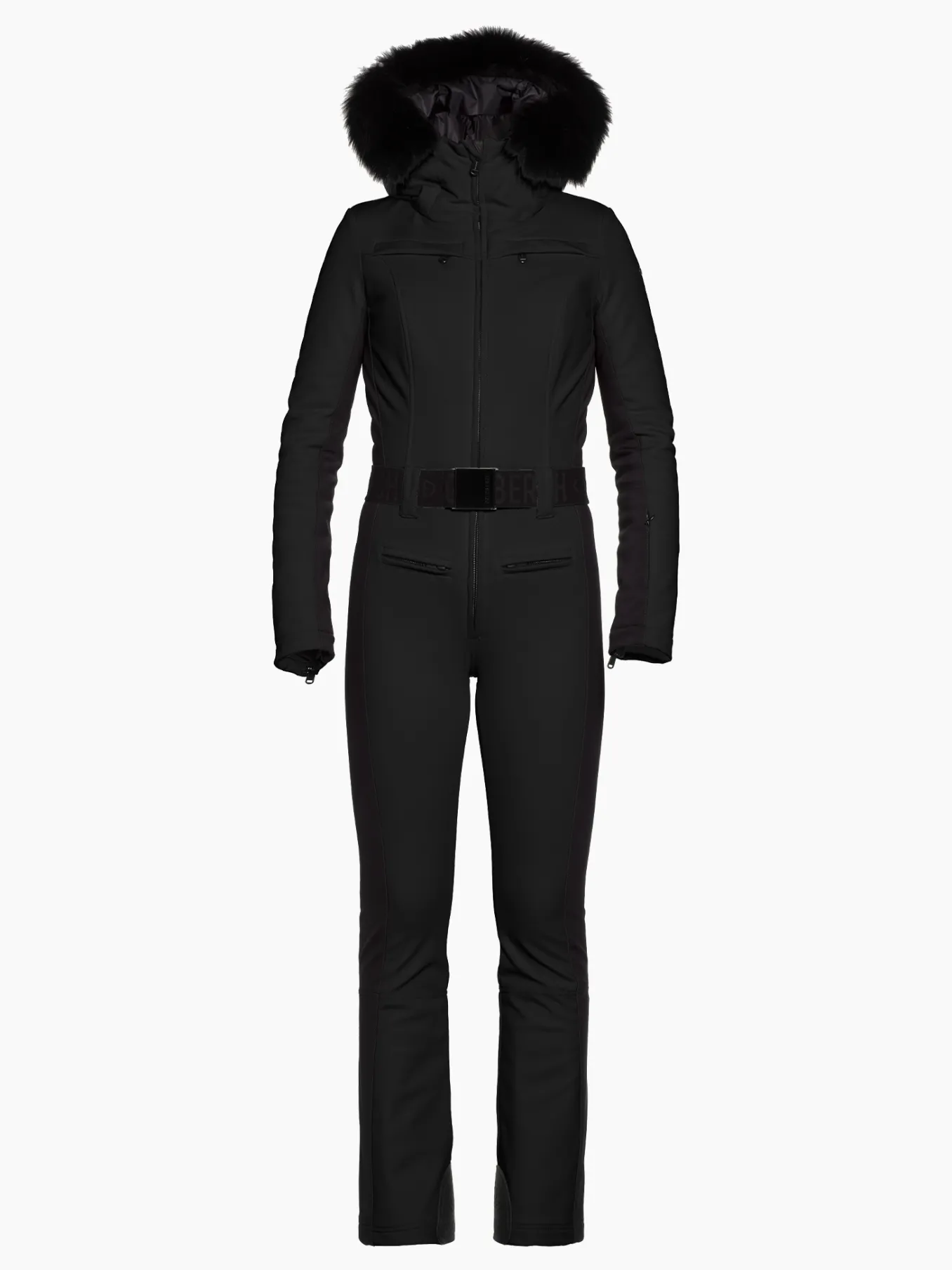 Goldbergh PARRY LONG FAUX BORDER Ski Suit black Best