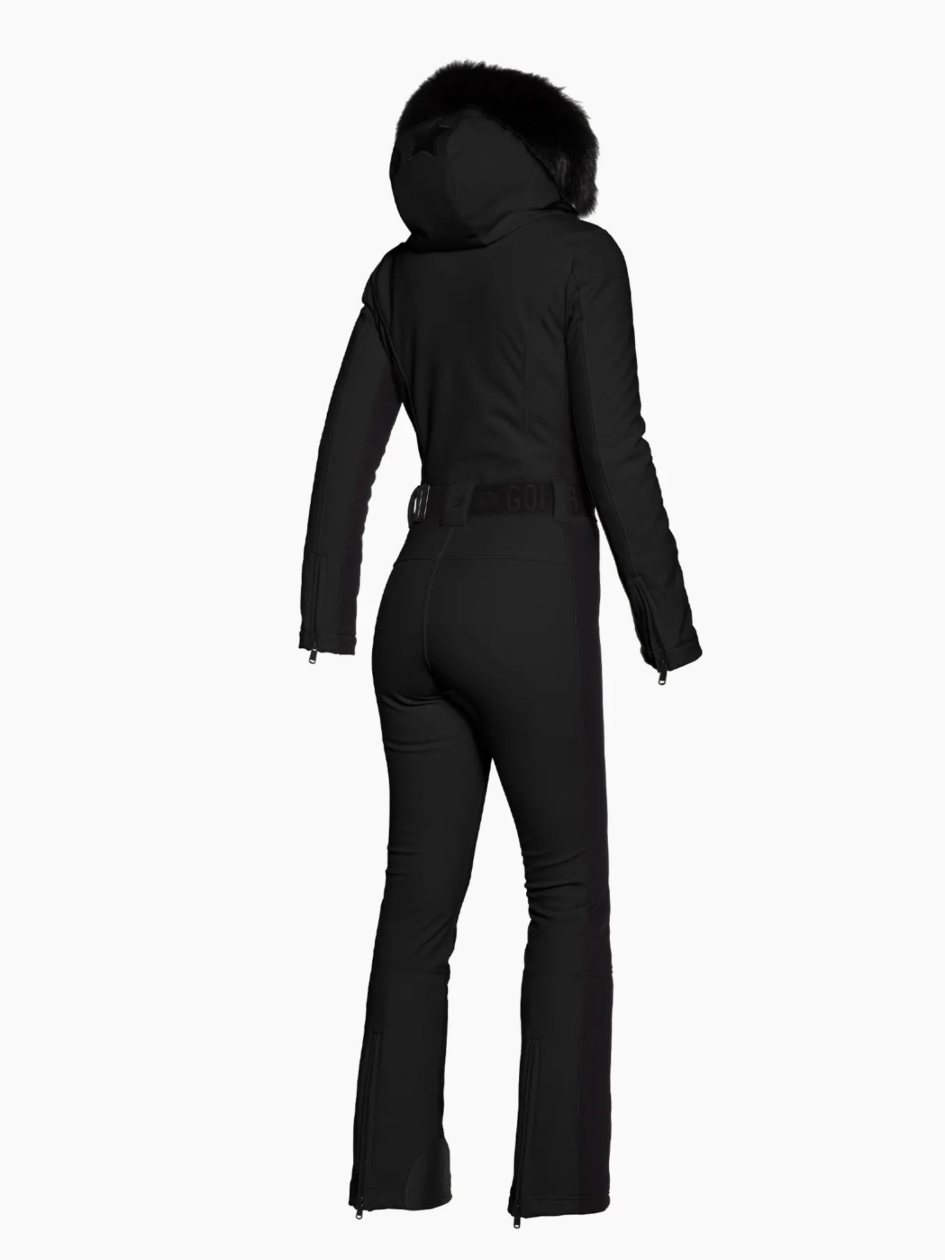 Goldbergh PARRY LONG FAUX BORDER Ski Suit black Best