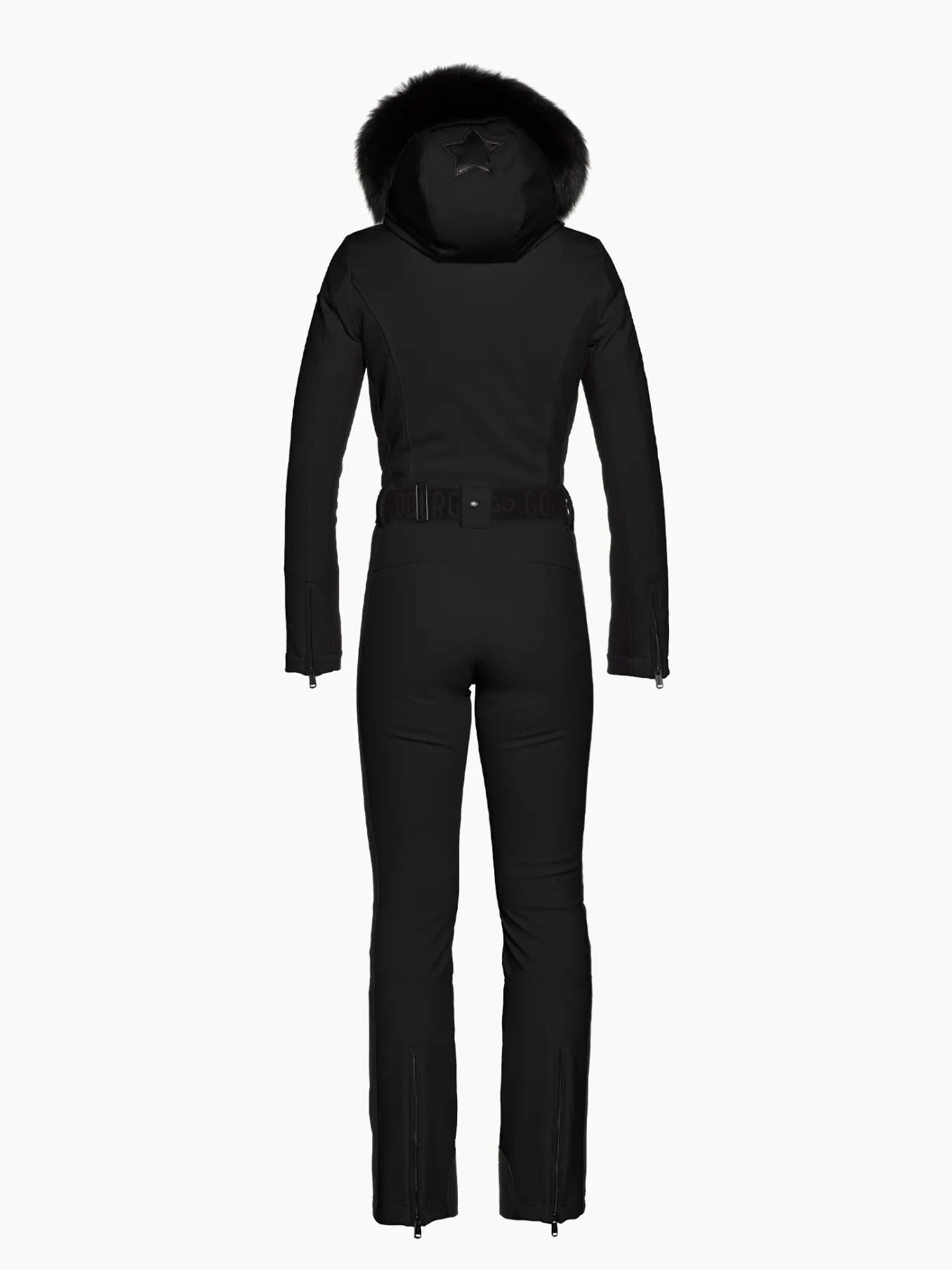 Goldbergh PARRY LONG FAUX BORDER Ski Suit black Best
