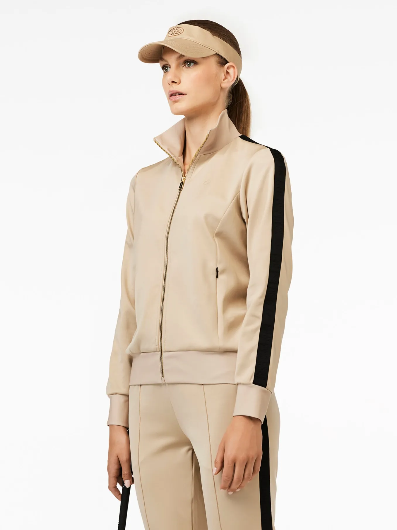 Goldbergh QUINN Track Jacket white sand