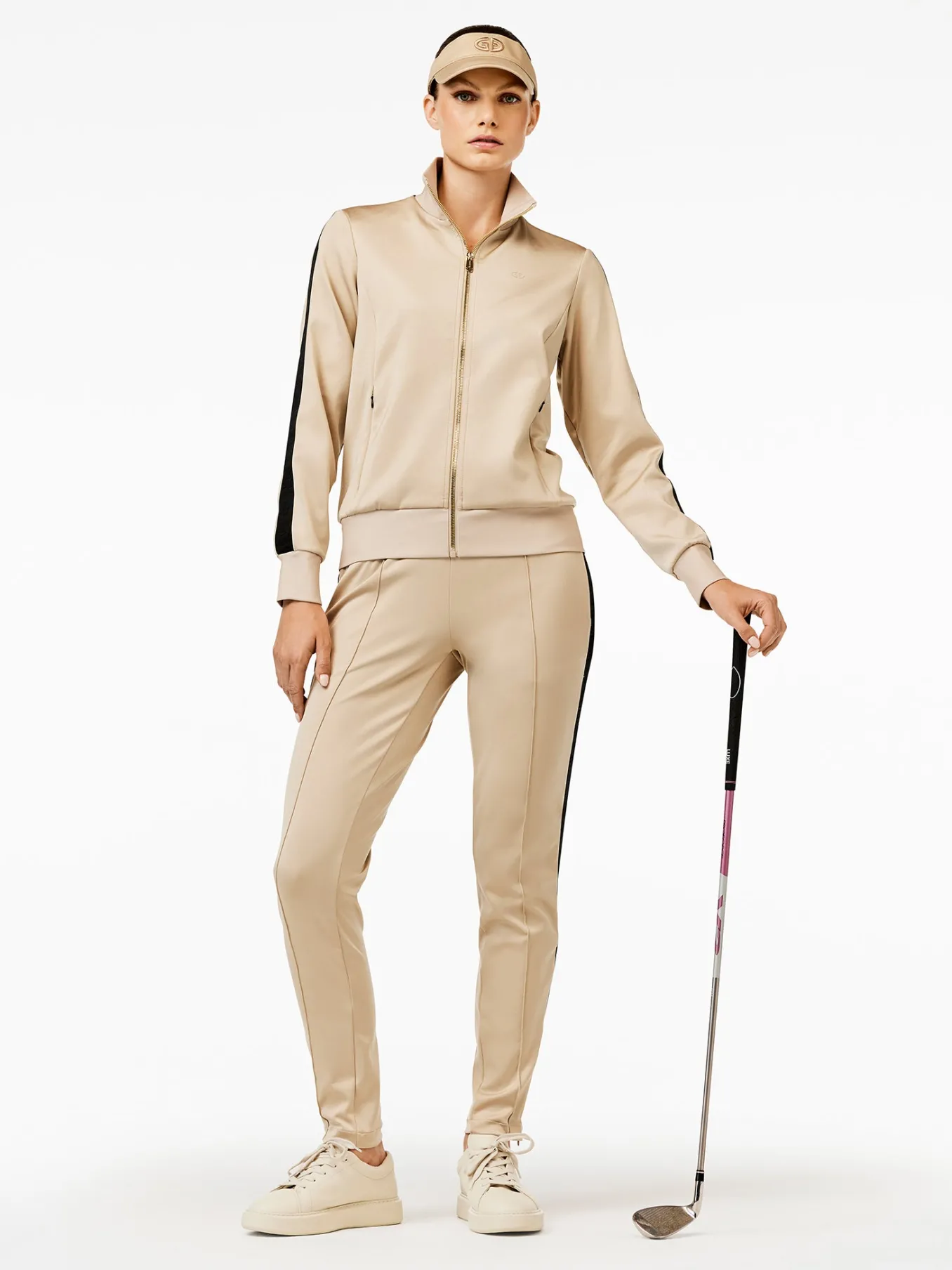 Goldbergh QUINN Track Jacket white sand