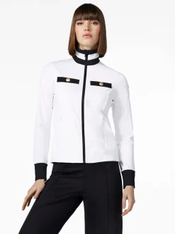 Goldbergh RENÉE Full Zip Cardigan white Discount